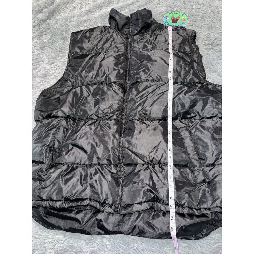 Sportier Size Large 600 Down‎ Collection Vest Pockets Full Zippered Black - Picture 3 of 7